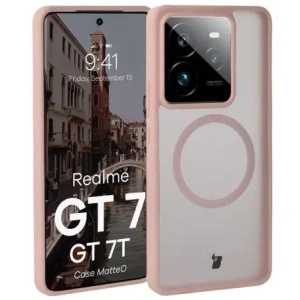 Kup Bizon Case MatteO mágneses Realme GT 7 / 7T füstös rózsaszín - BIZ9656 - {ean13} - Sklep Home Screen