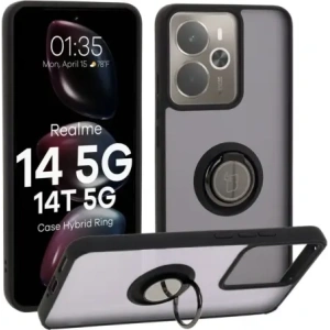 Kup Bizon Case Hybrid Ring Realme 14 5G / 14T 5G rauchig mit schwarzem Rahmen - BIZ9658 - {ean13} - Sklep Home Screen