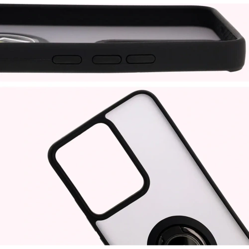 Kup Bizon Case Hybrid Ring Realme 14 5G / 14T 5G rauchig mit schwarzem Rahmen - BIZ9658 - {ean13} - Sklep Home Screen
