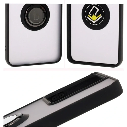 Kup Bizon Case Hybrid Ring Realme 14 5G / 14T 5G rauchig mit schwarzem Rahmen - BIZ9658 - {ean13} - Sklep Home Screen