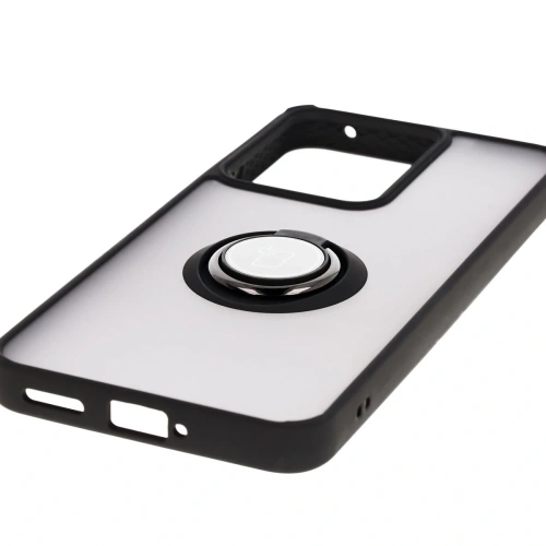Kup Bizon Case Hybrid Ring Realme 14 5G / 14T 5G rauchig mit schwarzem Rahmen - BIZ9658 - {ean13} - Sklep Home Screen