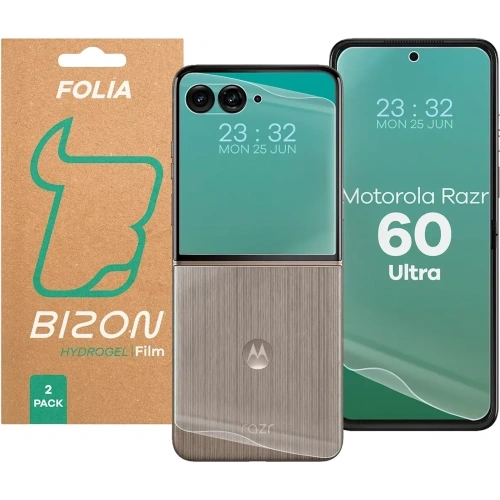 Kup Folia hydrożelowa na tył i przód Bizon Glass Hydrogel Set do Motorola Razr 60 Ultra - BIZ9660 - {ean13} - Sklep Home Screen