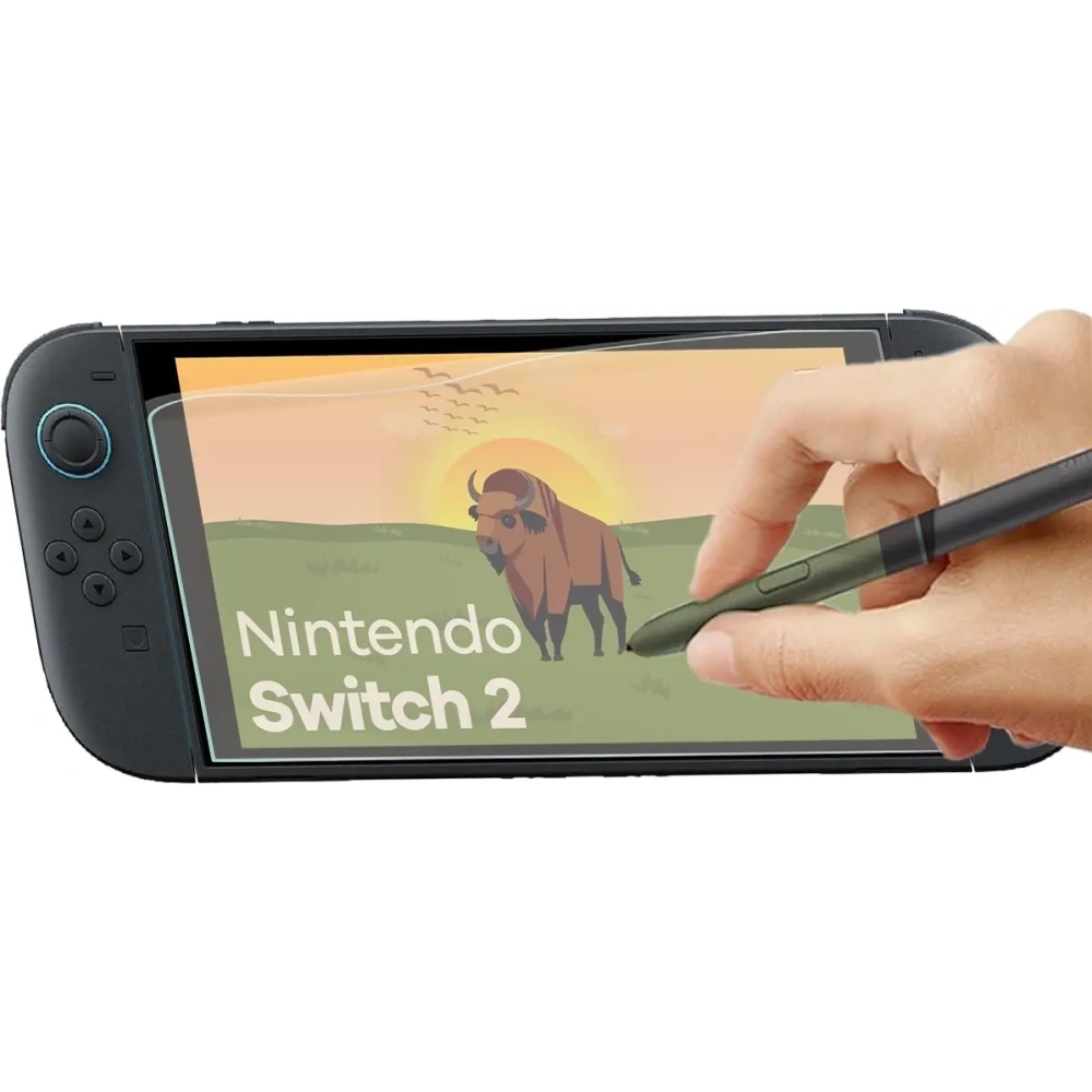 Folia matowa Bizon Glass Tab Film Sun do Nintendo Switch 2 [2 PACK]