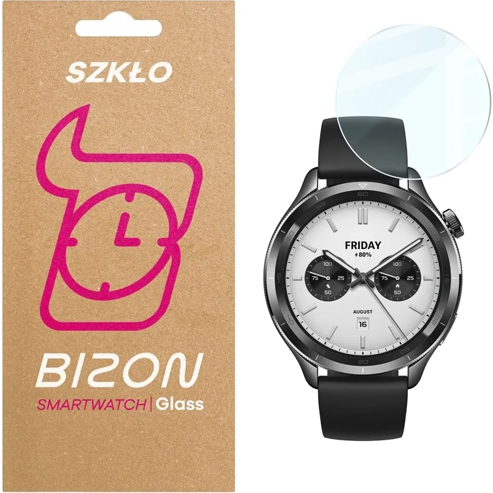 Szkło hartowane na ekran Bizon Glass Watch Clear do Xiaomi Watch S4