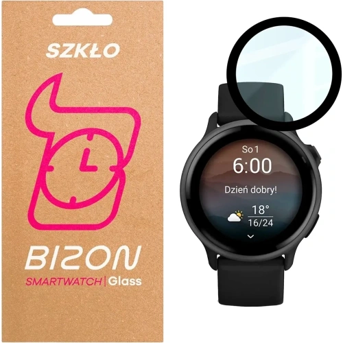 Kup Szkło hybrydowe Bizon Glass Watch Edge Hybrid dla Garmin Vivoactive 6 czarne - BIZ9669 - {ean13} - Sklep Home Screen