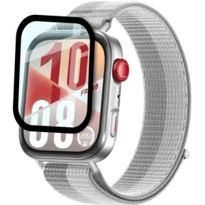 Kup Szkło hybrydowe Bizon Glass Watch Edge Hybrid dla Huawei Watch Fit 4 czarne - BIZ9670 - {ean13} - Sklep Home Screen