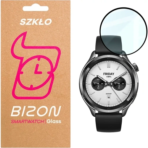 Kup Szkło hybrydowe Bizon Glass Watch Edge Hybrid dla Xiaomi Watch S4 czarne - BIZ9671 - {ean13} - Sklep Home Screen