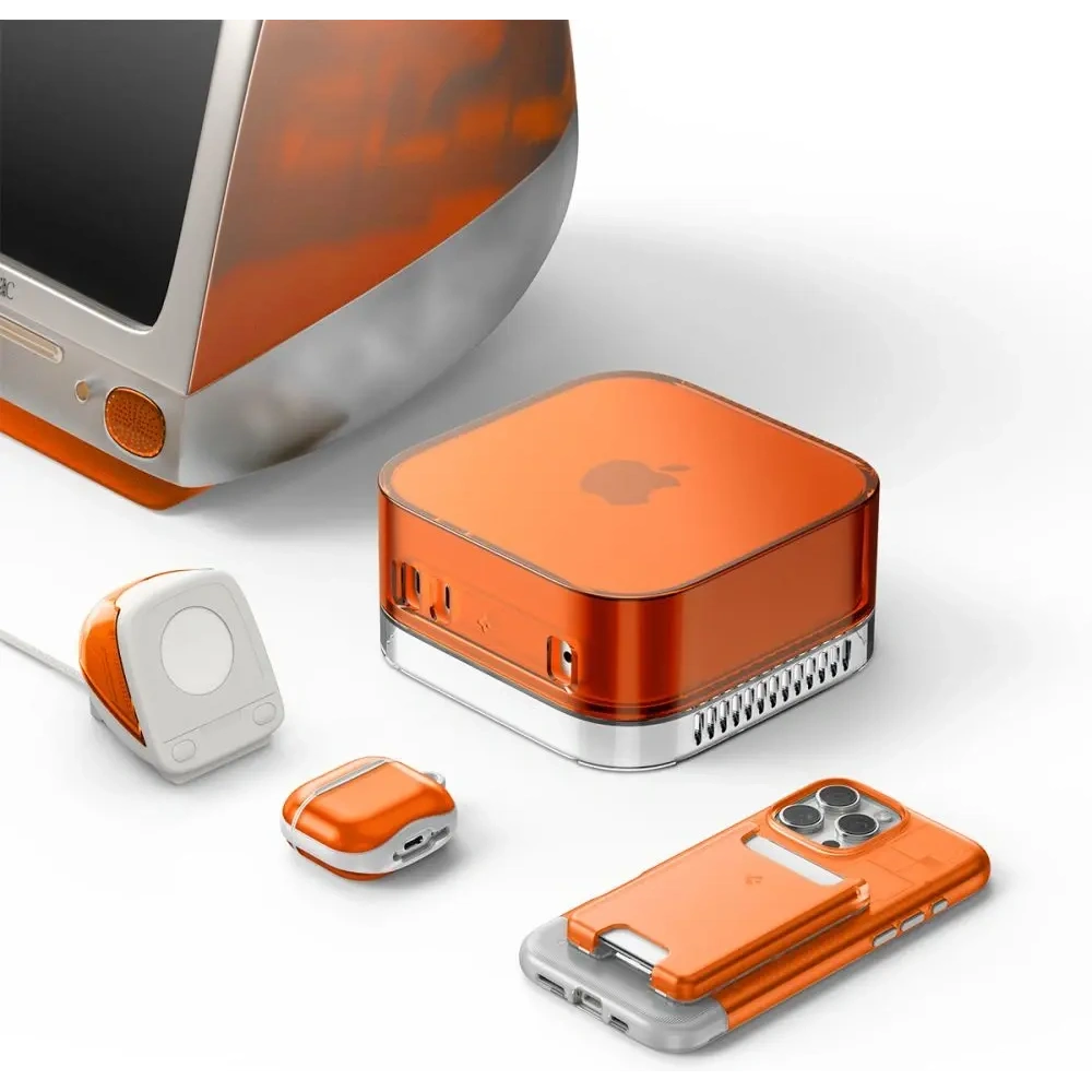 Podstawka Spigen Classic C1 Apple Watch Stand Tangerine