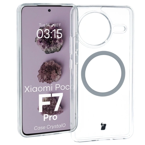 Buy Bizon Case CrystalO Magnetic Xiaomi POCO F7 Pro clear - BIZ9672 - {ean13} - Home Screen Store Europe