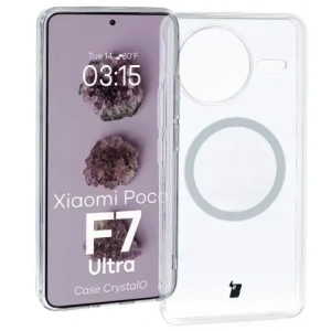 Buy Bizon Case CrystalO Magnetic Xiaomi POCO F7 Ultra clear - BIZ9673 - {ean13} - Home Screen Store Europe