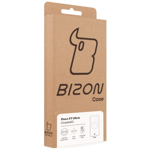 Buy Bizon Case CrystalO Magnetic Xiaomi POCO F7 Ultra clear - BIZ9673 - {ean13} - Home Screen Store Europe