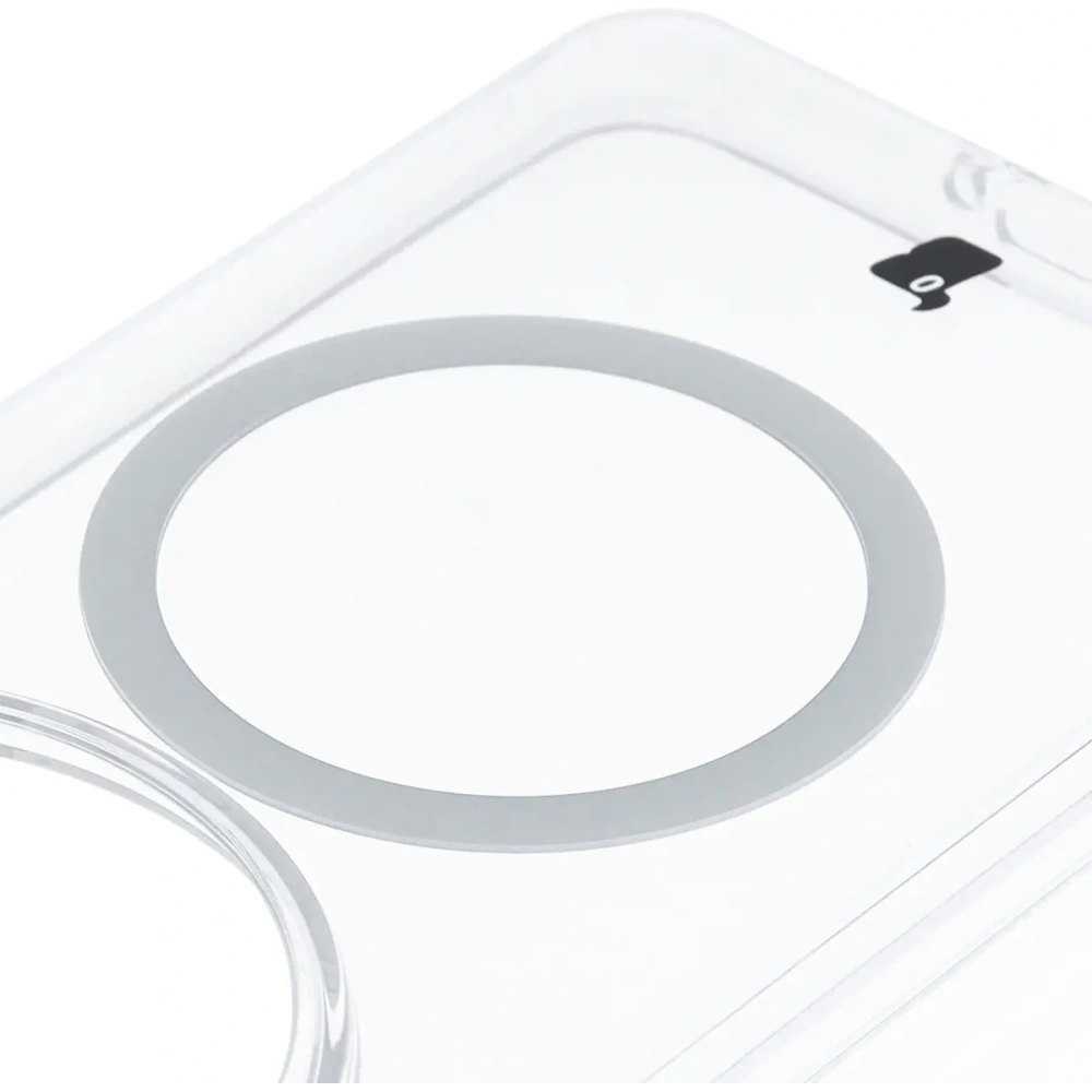 Etui z pierścieniem magnetycznym Bizon Case CrystalO do Xiaomi 15 Ultra przezroczyste