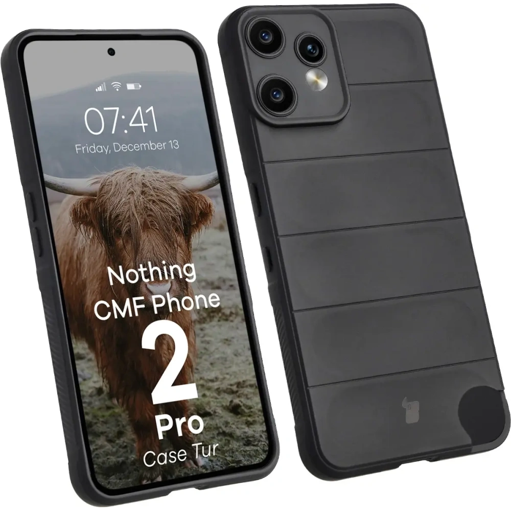 Pancerne etui Bizon Case Tur do Nothing CMF Phone 2 Pro czarne