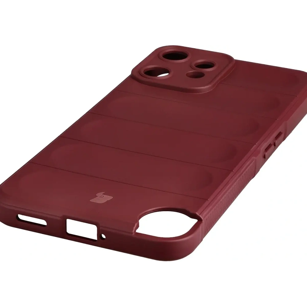 Pancerne etui Bizon Case Tur do Nothing CMF Phone 2 Pro burgundowe