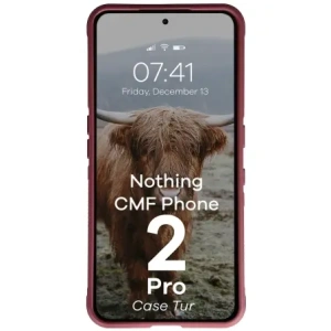 Kup Bizon Case Tur Nothing CMF Phone 2 Pro bordó - BIZ9676 - {ean13} - Sklep Home Screen