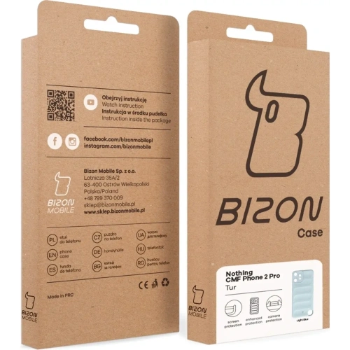 Kup Bizon Case Tur Nothing CMF Phone 2 Pro hellblau - BIZ9677 - {ean13} - Sklep Home Screen