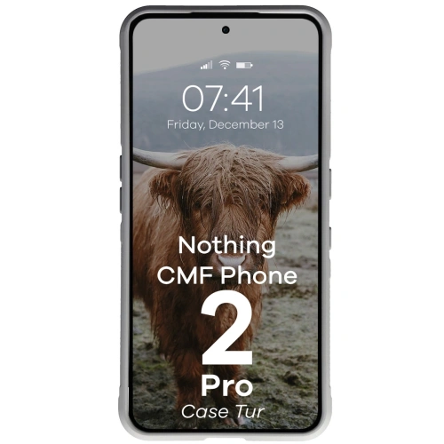Buy Bizon Case Tur Nothing CMF Phone 2 Pro light gray - BIZ9678 - {ean13} - Home Screen Store Europe