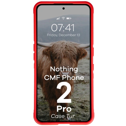 Kup Bizon Case Tur Nothing CMF Phone 2 Pro rot - BIZ9679 - {ean13} - Sklep Home Screen
