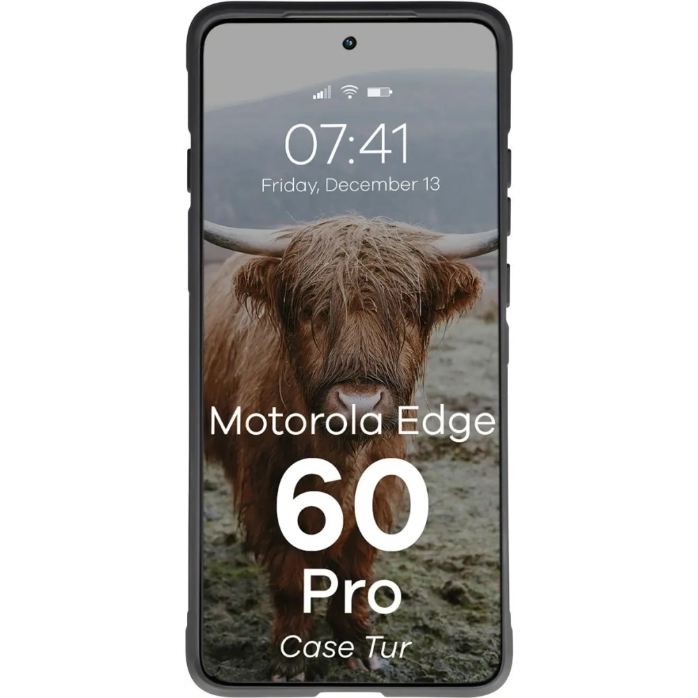 Pancerne etui Bizon Case Tur do Motorola Edge 60 Pro czarne