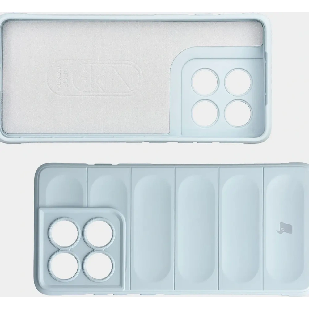 Pancerne etui Bizon Case Tur do Motorola Edge 60 Pro jasnoniebieskie