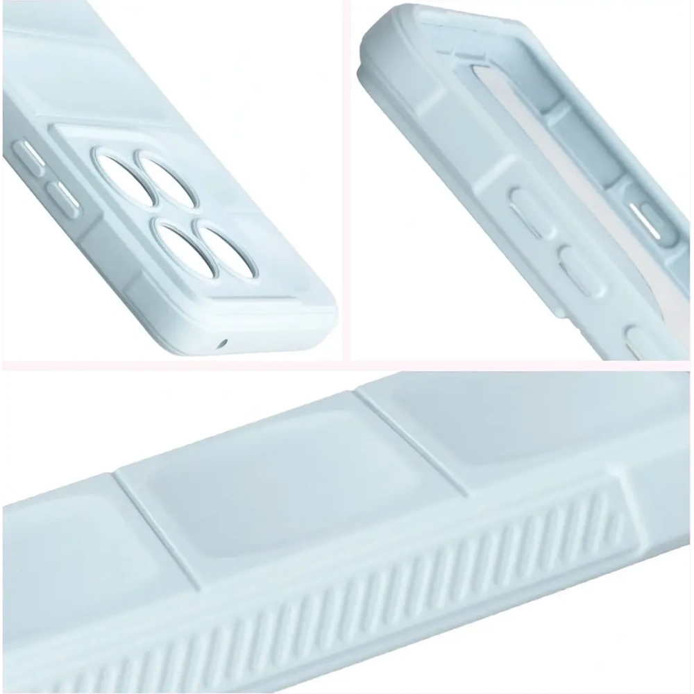 Pancerne etui Bizon Case Tur do Motorola Edge 60 Pro jasnoniebieskie