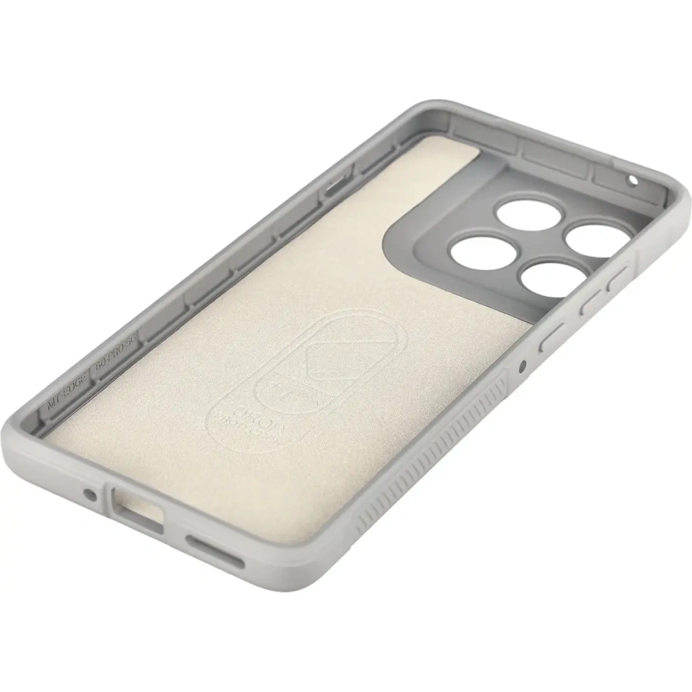 Pancerne etui Bizon Case Tur do Motorola Edge 60 Pro jasnoszare