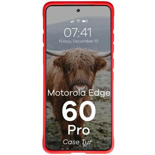 Buy Bizon Case Tur Motorola Edge 60 Pro red - BIZ9683 - {ean13} - Home Screen Store Europe