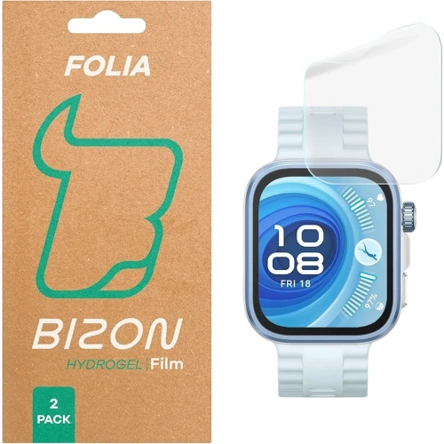 Kup Bizon Glas Uhr Hydrogel Huawei Watch Fit 4 / 4 Pro [2 PACK] - BIZ9686 - {ean13} - Sklep Home Screen