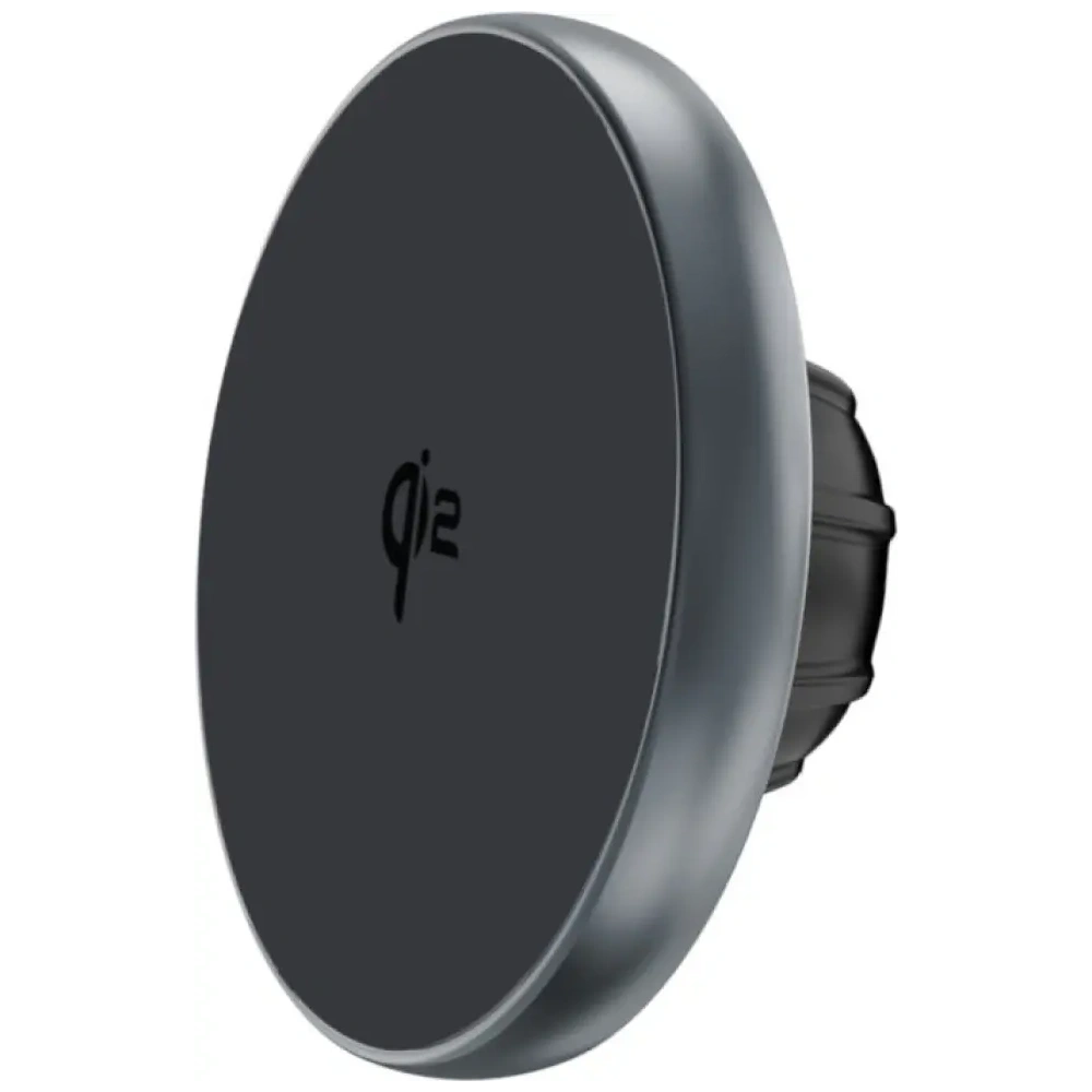 Uchwyt magnetyczny 4smarts Screen Mount Qi2 na monitor do smartfonów MagSafe szary
