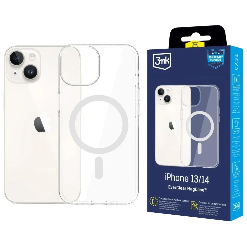 Etui 3MK EverClear MagCase do Apple iPhone 13 / 14