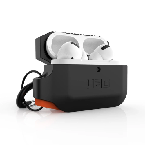 Kup Etui UAG Urban Armor Gear Silicone Case Apple AirPods Pro (Black/Orange) - UAG158BLKORG - {ean13} - Sklep Home Screen