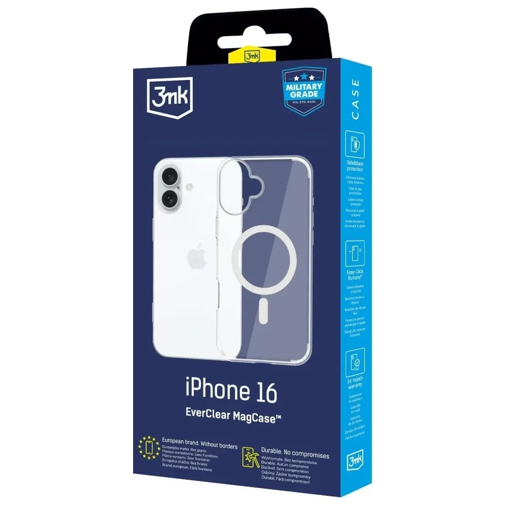 Etui 3MK EverClear MagCase do Apple iPhone 16