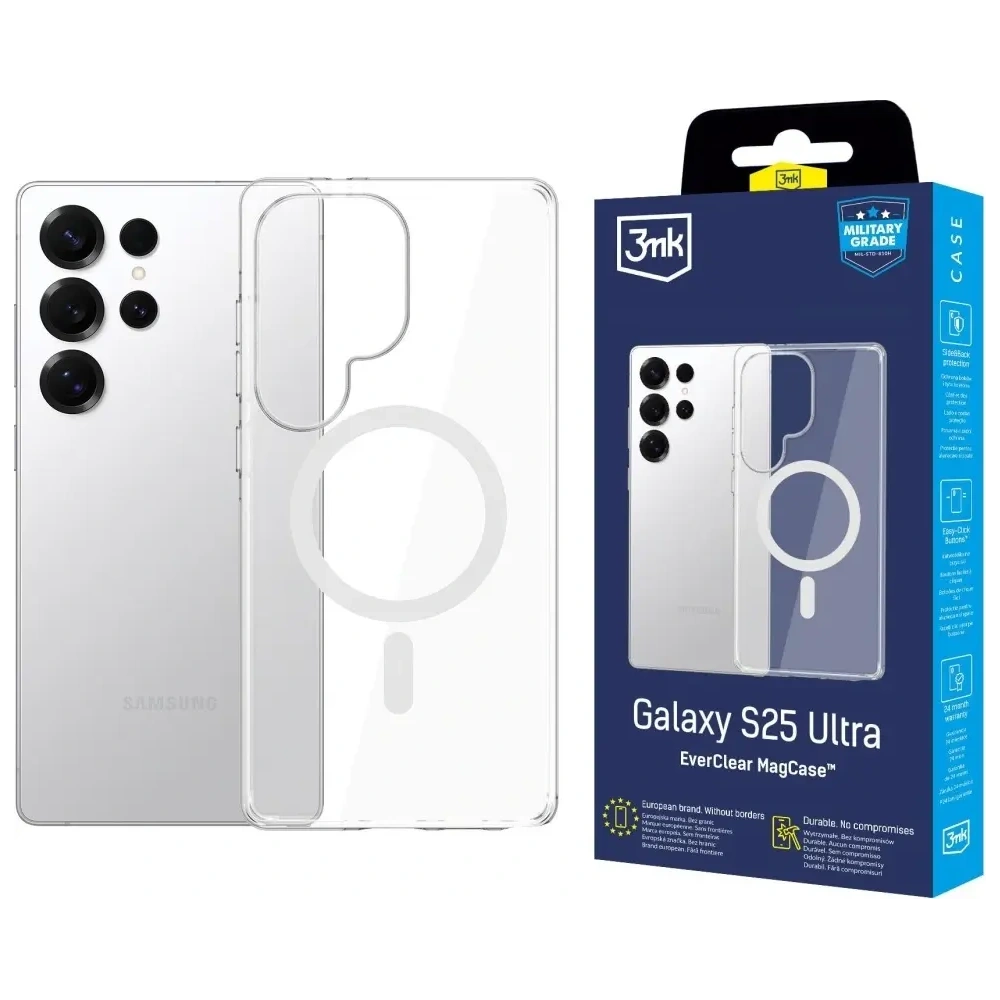 Etui 3MK EverClear MagCase do Samsung Galaxy S25 Ultra