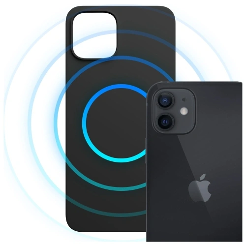 Buy 3MK Hardy MagSilicone Apple iPhone 12 black - 3MK16648 - {ean13} - Home Screen Store Europe