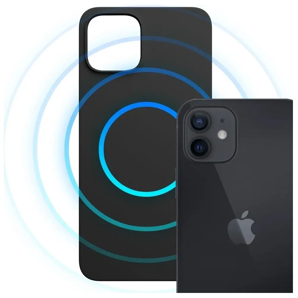 Etui 3MK Hardy MagSilicone do Apple iPhone 12 czarny