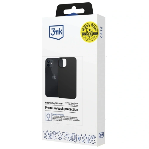 Buy 3MK Hardy MagSilicone Apple iPhone 12 black - 3MK16648 - {ean13} - Home Screen Store Europe