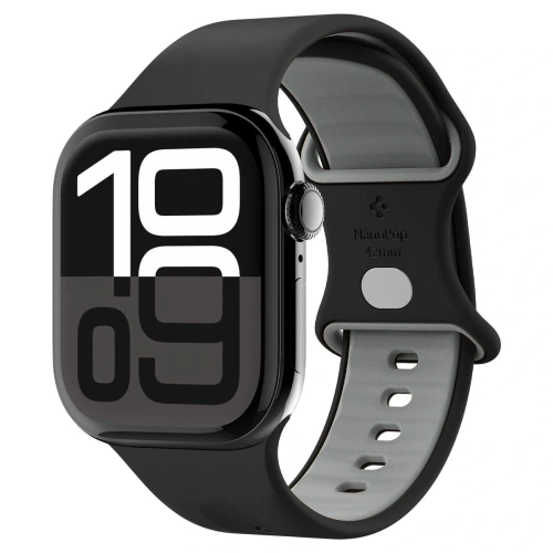 Kup Spigen Nano Pop Apple Watch 6/7/8/9/10/SE 40/41/42mm Schwarz Sesam - SPN16797 - {ean13} - Sklep Home Screen