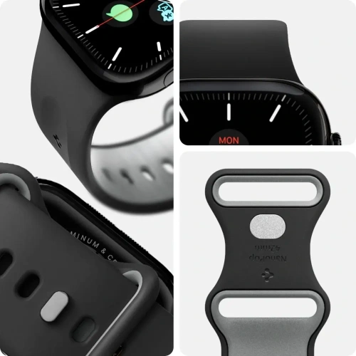 Kup Spigen Nano Pop Apple Watch 6/7/8/9/10/SE 40/41/42mm Schwarz Sesam - SPN16797 - {ean13} - Sklep Home Screen
