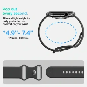 Kup Spigen Nano Pop Apple Watch 6/7/8/9/10/SE 40/41/42mm Fekete Szezám - SPN16797 - {ean13} - Sklep Home Screen