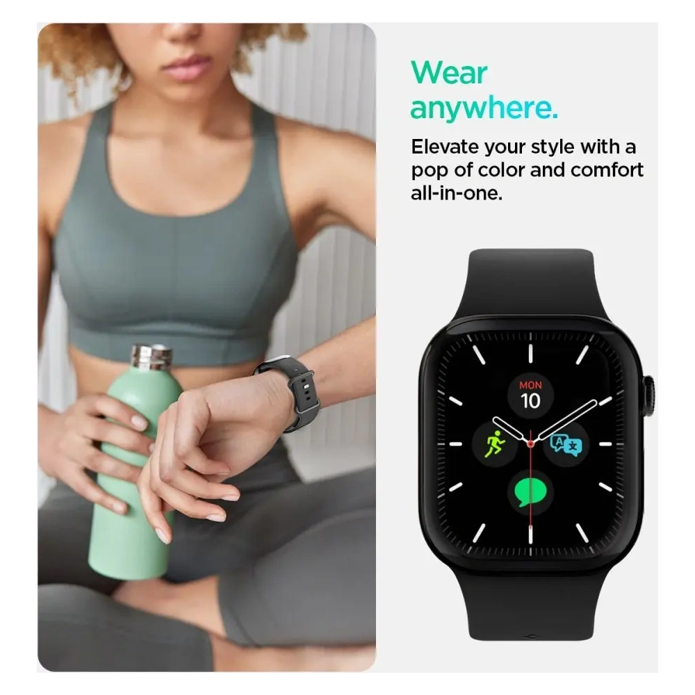 Pasek Spigen Nano Pop Apple Watch 6/7/8/9/10/SE 40/41/42mm Black Sesame