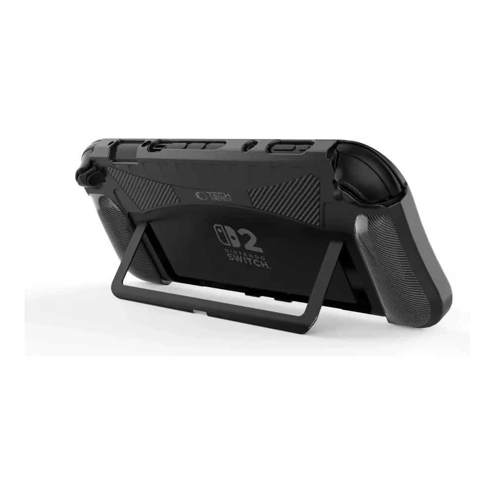 Etui Tech-Protect TPUCarbon Nintendo Switch 2 Black