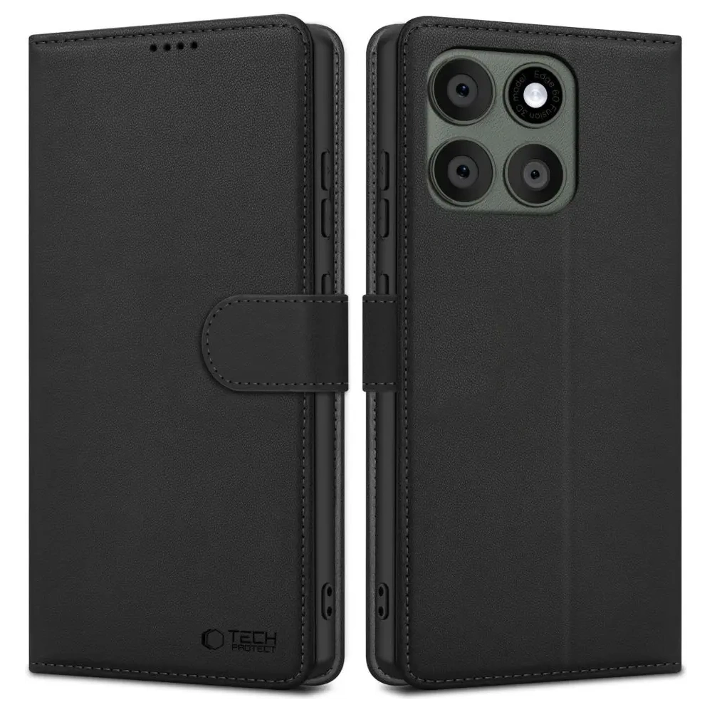 Etui z klapką Tech-Protect Wallet Motorola Edge 60 Pro Black