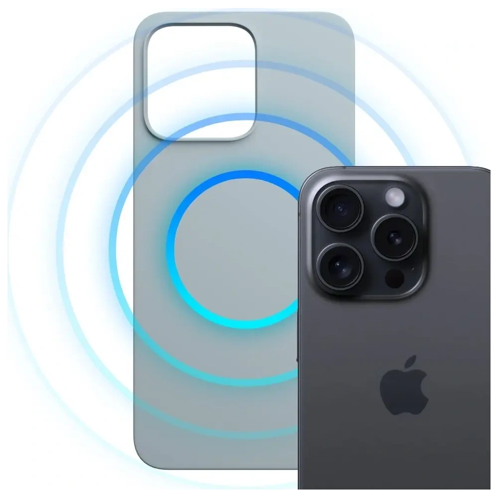 Etui 3MK Hardy MagSilicone do Apple iPhone 13 Pro Max niebieski