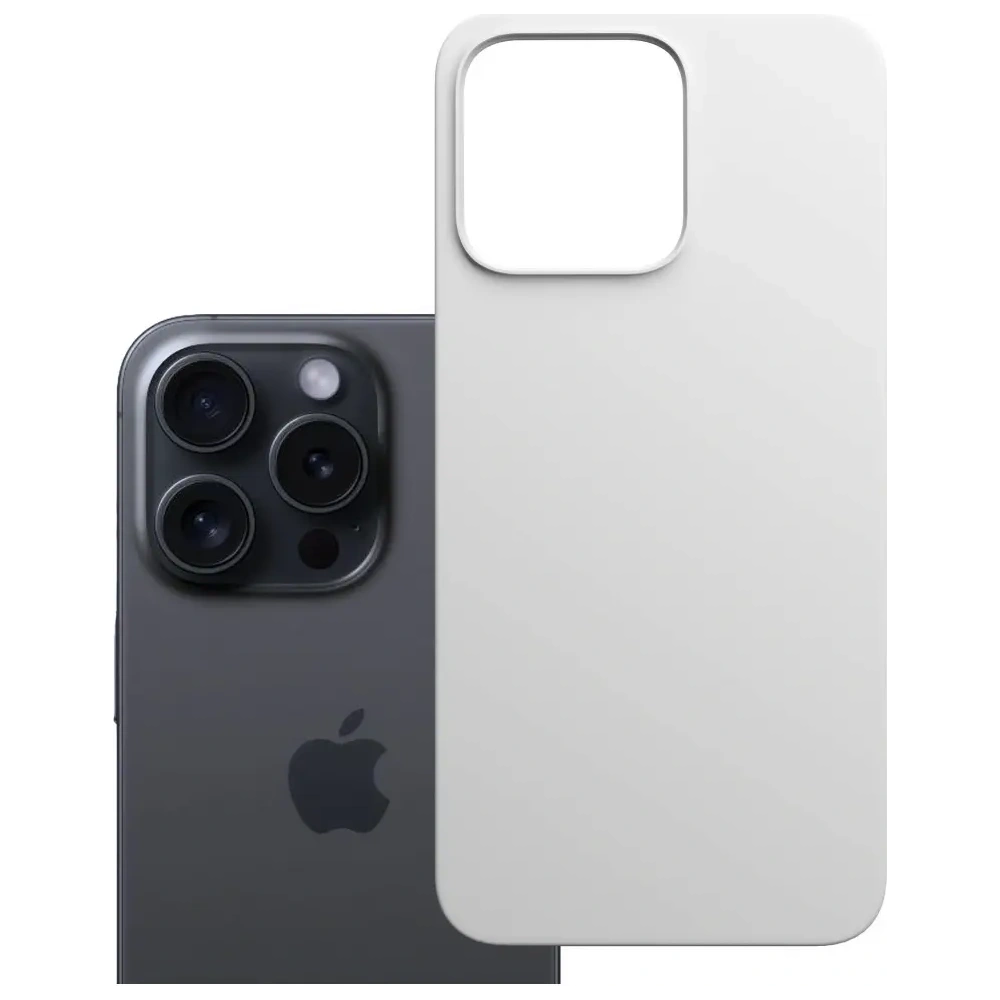 Etui 3MK Hardy MagSilicone do Apple iPhone 13 Pro Max srebrny