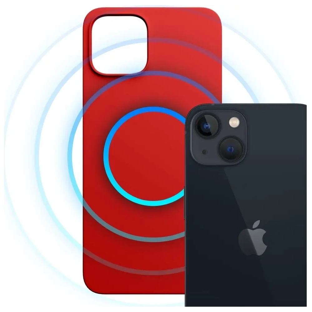 Etui 3MK Hardy MagSilicone do Apple iPhone 14 Plus czerwony