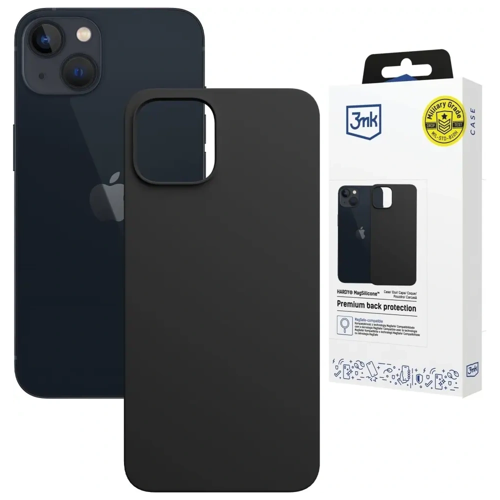 Etui 3MK Hardy MagSilicone do Apple iPhone 14 Plus grafitowy