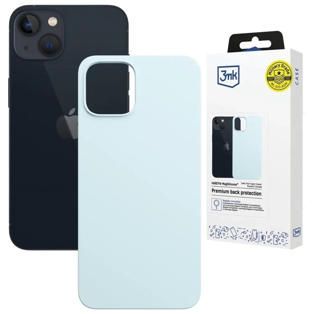 Etui 3MK Hardy MagSilicone do Apple iPhone 14 Plus niebieski