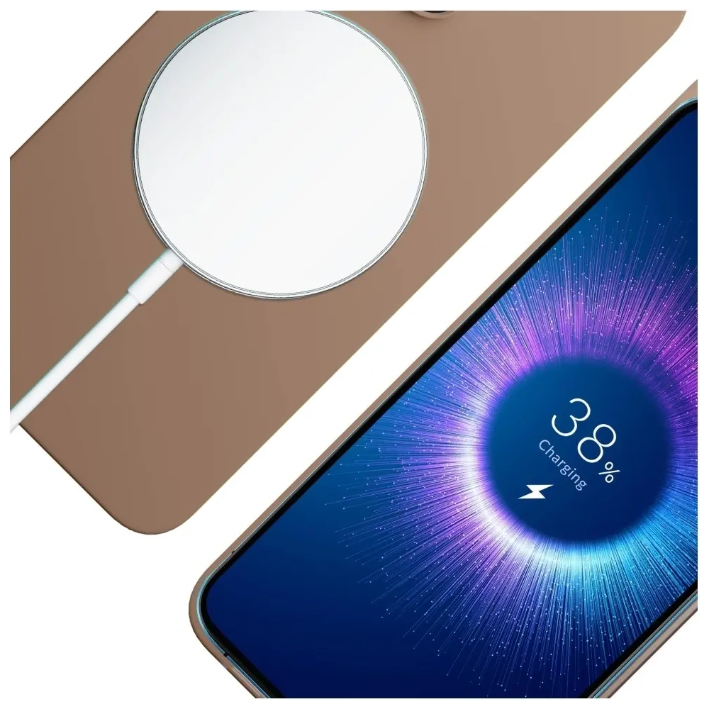 Etui 3MK Hardy MagSilicone do Apple iPhone 14 Pro Max ciemnozłoty