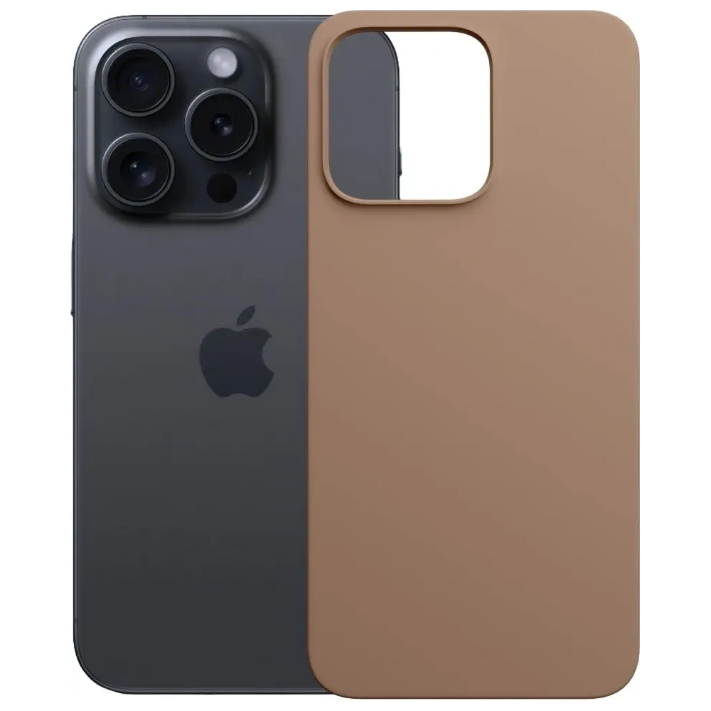 Etui 3MK Hardy MagSilicone do Apple iPhone 14 Pro Max ciemnozłoty