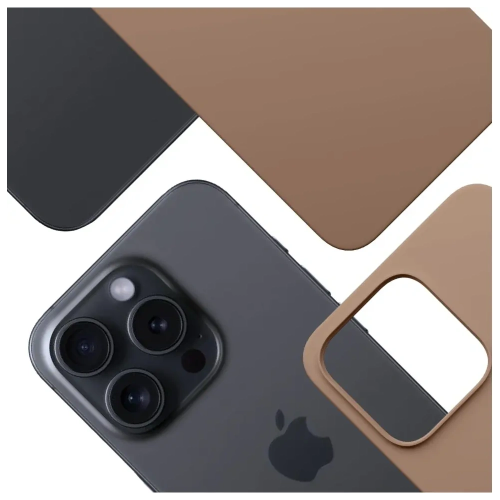 Etui 3MK Hardy MagSilicone do Apple iPhone 14 Pro Max ciemnozłoty